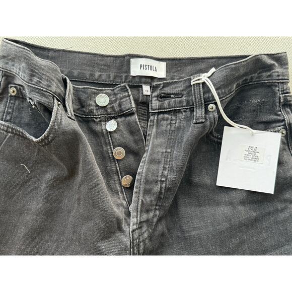 Pistola Denim | Cassie Night Shade Distressed Button Fly | Size 28 NEW - Picture 5 of 9